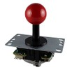 Sanwa Denshi JLF-TP-8YT-SK-R Electronic Board Joystick Lever Controller, Red