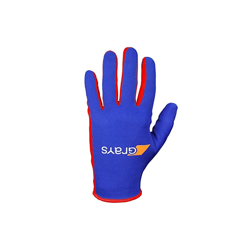 GRAYS Skinful Pro Hockey Gloves - Navy & Fluoro Red