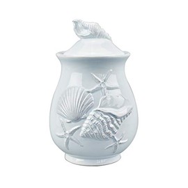 Blue Sky Clayworks 20763 Laguna Coastal Canister, 9-inch Height, Blue
