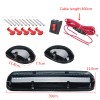 dreamrefit 3x Smoke Cab Roof Running Amber LED Light For