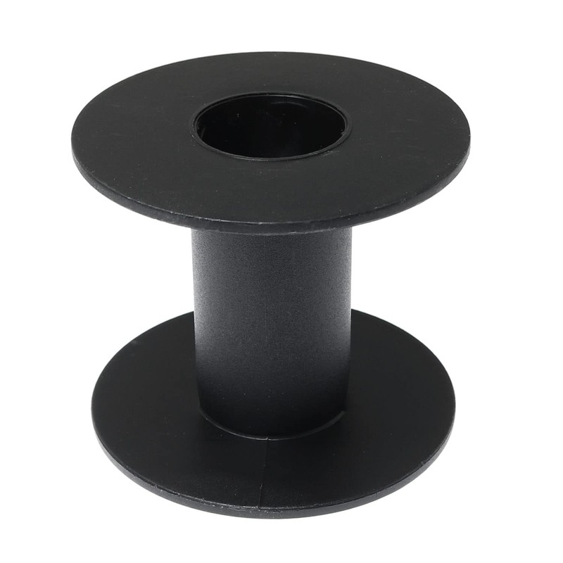 Plastic Spool RLECS 6pcs 71mm Black Bobbin Empty Spools for