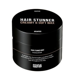 SSANAI Hair Wax Styling Cream with Medium Hold with Slight Shine - Hair Wax, Mens hair cream, Hair Styling products, Wax for Medium Length Wavy and Classy Hair Styles 1.76oz