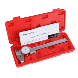 Accusize - 6'' x 0.001'' Calibrador de Carátula Carátula Blanca, #P920-S216