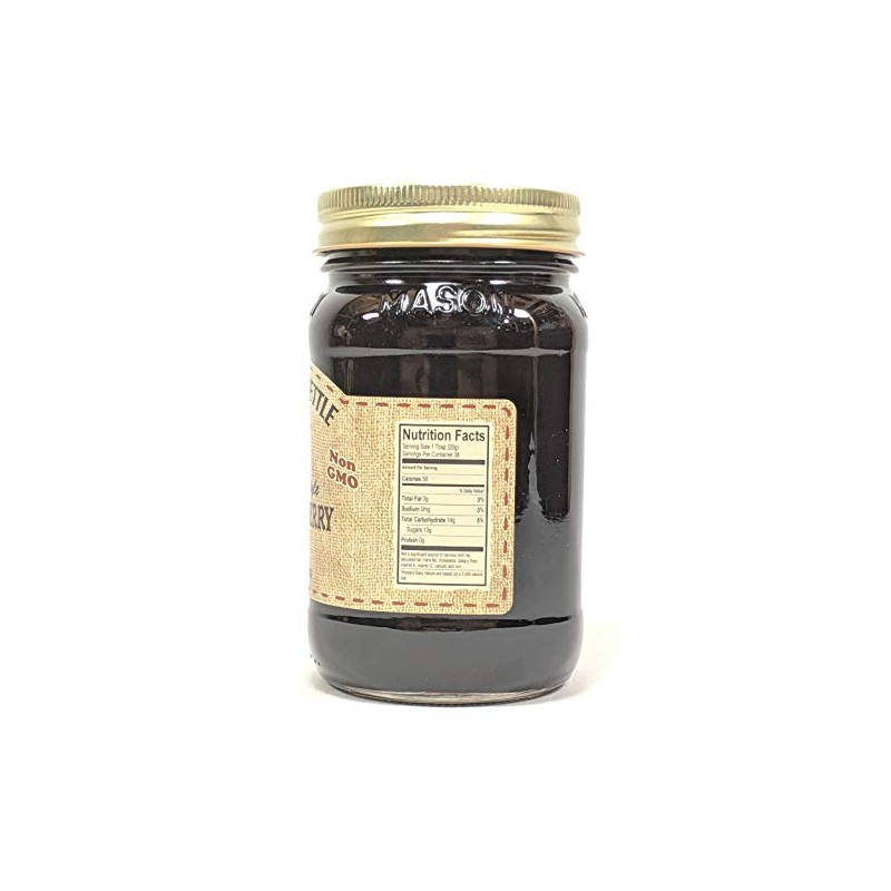 The Dutch Kettle Amish Homemade Style Black Raspberry Seedless Jam