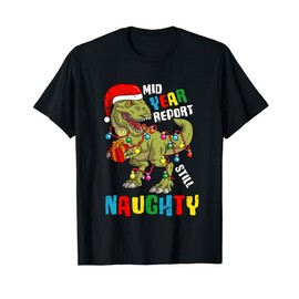 Christmas in July Dinosaur T Rex Summer Kids Boys T-Shirt
