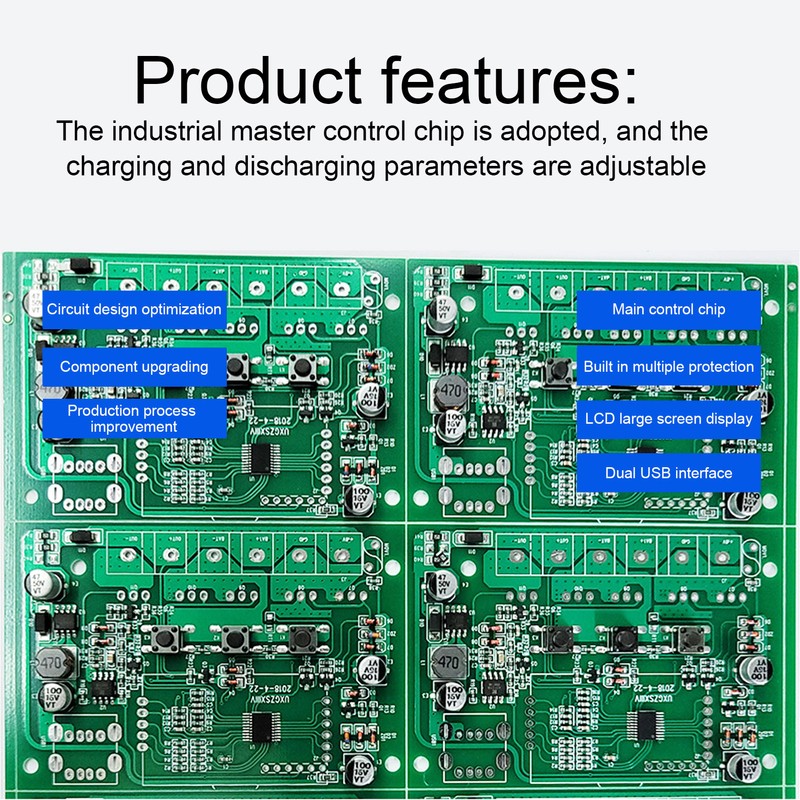Solar Charge Controller With LCD Dual USB Industrial Master Chip