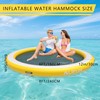 Inflatable Dock Floating Platform6ft Inflatable Water Hammock Floating Deck for