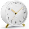 YouJabz Analog Alarm Clock, Super Silent Non Ticking with Night