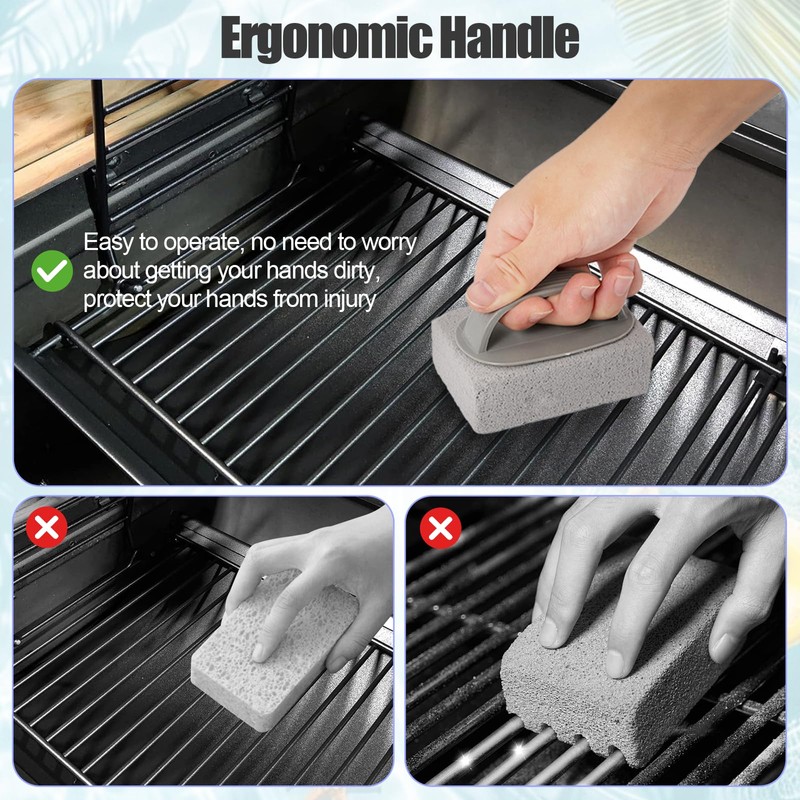 6 Pcs Pumice Stone for Cleaning, Cleaning Pumice Stone with