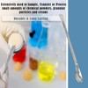 A2Z-SP001 Stainless Steel Double Ended Square & Angled Right Spoon
