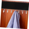 WHAMVOX Wall Mounted Tie Rack with Hooks Space Saving Hanging