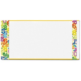 Herma Book Cover Hermax 26 x 54 cm Dolphin Design Transparent Made from Robust Film with Coloured Border and Motif Flap for School Books 26 x 54 cm