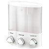 Better Living Products, White 76354 Euro Series TRIO 3-Chamber Soap