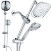 Hotel Spa - 7-Inch Rainfall Combo with Slide Bar, 48-Setting
