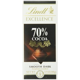 Lindt Excellence Bar, 70% Cocoa, 3.5 Ounce