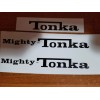 Tonka 60's MIGHTY TONKA DUMP #900 DECAL SET WITH GRILL