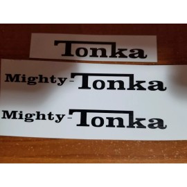 Tonka 60's MIGHTY TONKA DUMP #900 DECAL SET WITH GRILL LOGO