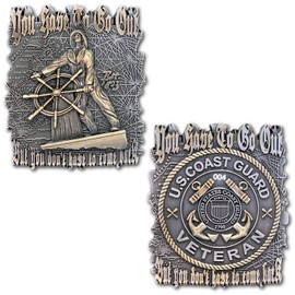 USCG You Have to Go Out Veteran Challenge Coin