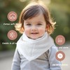 MisFun Pack of 6 Baby Bibs, Triangular Scarf, Baby Muslin