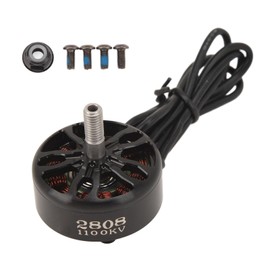 BuyWeek A2808 Brushless Motor, 1100KV Drone Brushless Motor for FPV Quadcopter, Aluminium Shell, Quiet Operation, Ultralight