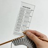 Quick Gauge Ruler Knitting and Crochet Gauge Tool Clear Acrylic