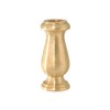 B&P Lamp® 2 Inch Turned Brass Spindle, Slips 1/8IP, Unfinished