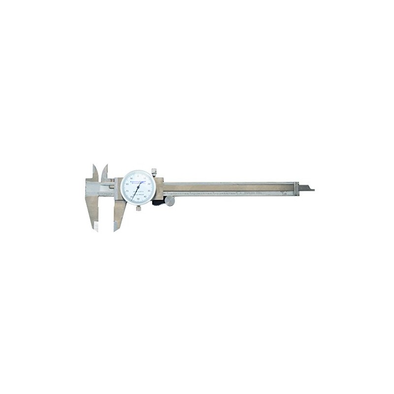 Frankford Arsenal Stainless Steel Dial Caliper with Case for Reloading,silver
