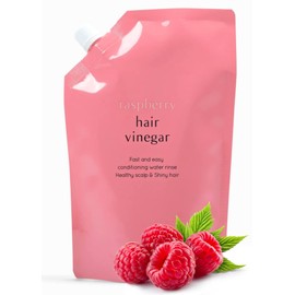 A'PIEU Raspberry Hair Vinegar Rinse Refill 13.6 fl oz - Scalp Treatment for Balanced pH, Shiny Hair | Korean Hair Care I Clarifies & Encourages Growth | Dandruff & Oil Control