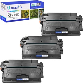 USUPERINK High Yield Compatible Toner Cartridge Replacement for HP 14X CF214X Works with Laser Jet Enterprise 700 M712dn M712n M712xh MFP M725dn MFP M725f MFP M725z MFP M725z+ Printer (Black, 3-Pack)