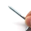 LQ Industrial 12PCS Long Square Bend Hook Lag Screw Shoulder