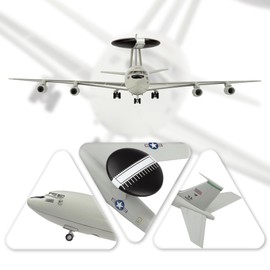HANGHANG 1:200 Military Model Plane Boeing E-3 Sentry AWACS Alloy Fighter Plane Model,Model Airplane for Collection and Gift.