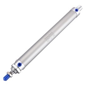 Heschen Pneumatic slim Air Cylinder, MAL 25-250, PT1/8'' Port, 25mm Bore, 250mm Stroke, Double Acting