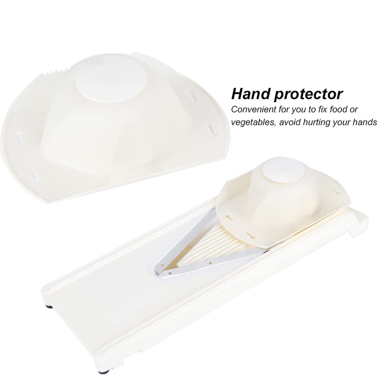 Multifunctional V Shaped Grater Slicing Cutter with Hand Protector Stainless