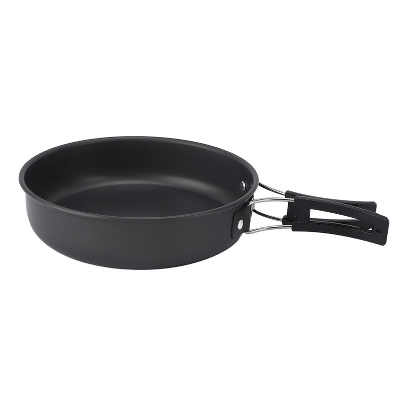 Camping Cookware Portable Nonstick Pot and Pan Set with Kettle