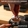 Abeskch 53mm Espresso Tamper Kit, Hard Wood Espresso Tamper Tool