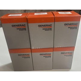 6 pack of 070185ES Oil Filters for Air-Cooled and Portable Generators Compatible With Generac 070185E