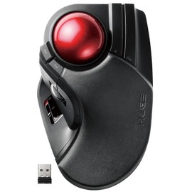 Elecom trackball Mouse Wireless Ootama 8 Button tilt Function Black M-HT1DRXBK
