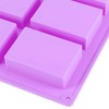 KINJOEK - Moldes de silicona para jabón (6 unidades, 36