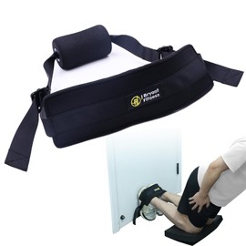 J Bryant Nordic Hamstring Curl Strap-Adjustable Strap Large Foam Stopper for Hamstring Curls, Sit-ups Home Fitness Equipment