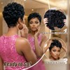 HANASCC Pelucas de cabello humano ultra cómodas con corte Pixie