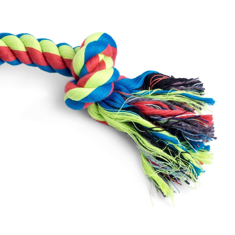 Petface Toyz Triple Knot Rope Dog Toy, Small