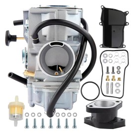 YFM350 Carburetor for Yamaha Warrior 350 1987-2004, Yamaha Big Bear 350 Carb 1987-1998 with Intake Manifold