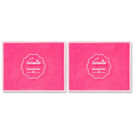 Ink Pad, 2PCS Washable Finger Craft Stamp Pad, Pink