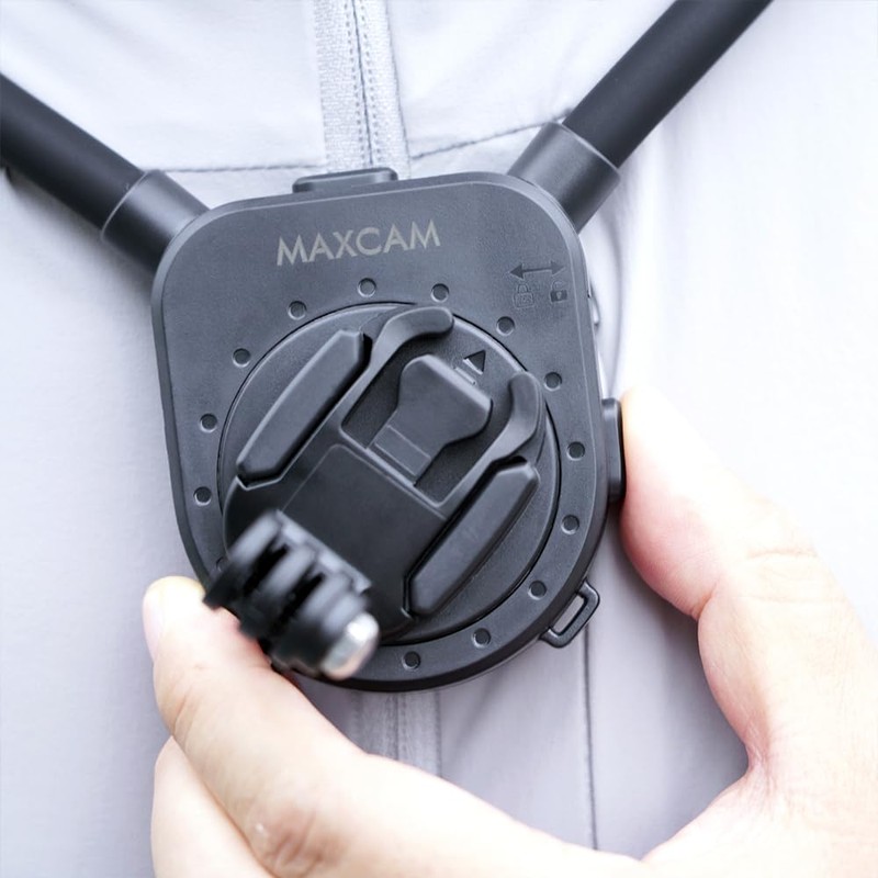 MAXCAM Neck Bracket is Insta360 X4 Compatible with Solid Aluminum