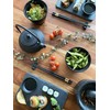 Kitchen Hero 2 Pairs of Wooden Chinese Chopsticks, Black and