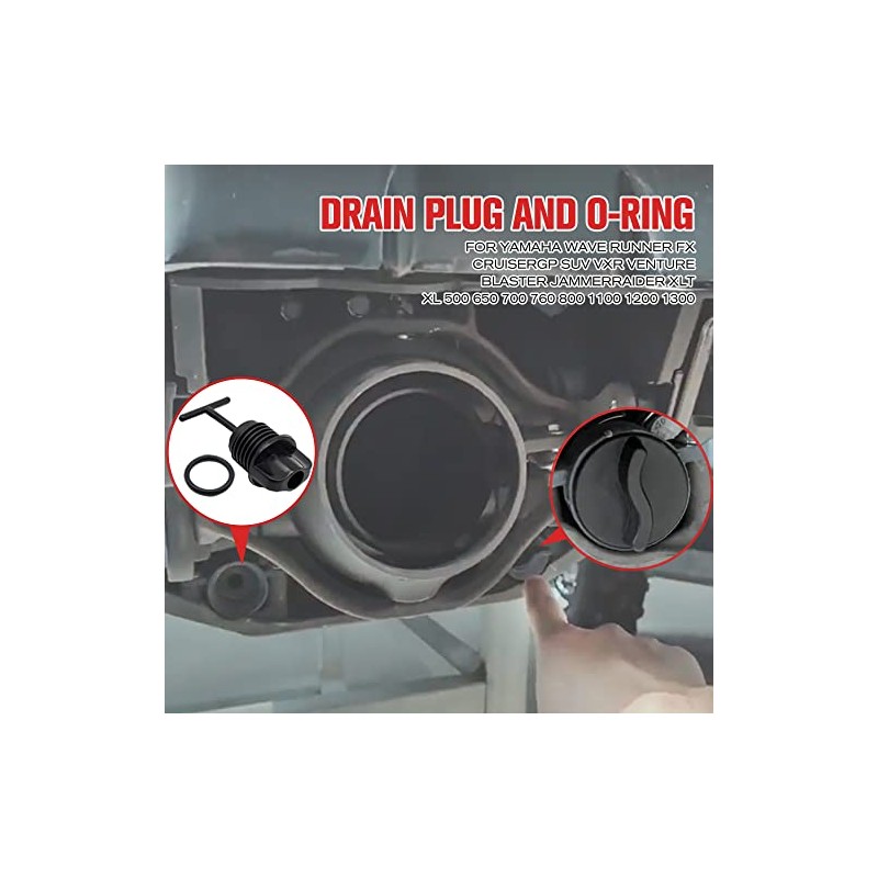 Drain Plug and O-Ring for Yamaha for WaveRunner FX Cruiser