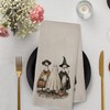Halloween Goose Ghost Witch Pumpkin Kitchen Hand Towels,16x24 Inch