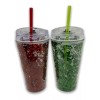 24x7 Vaso Termo Con Termo Agua Acrilico Glitter Cute Kawaii