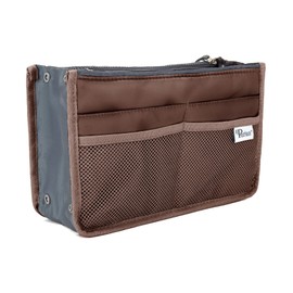 Periea Chelsy Handbag Organiser Insert (Brown, Large)