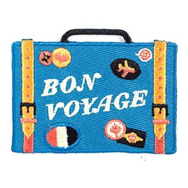 These Are Things Bon Voyage Embroidered Iron On or Sew On Patch